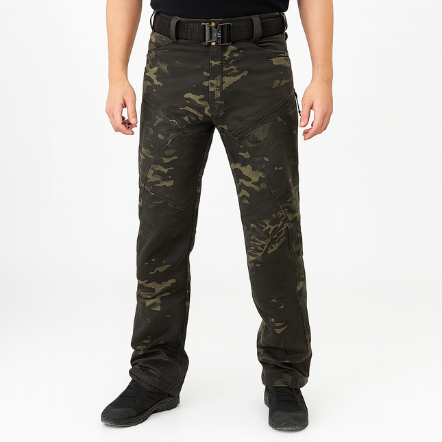 Men’s Stretch Ripstop Outdoor Pants – Dark Camo Edition