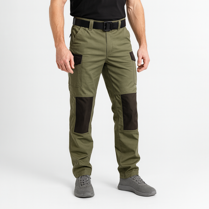 Men’s Urban Cargo Work Trousers – Waterproof Ripstop Outdoor Pants