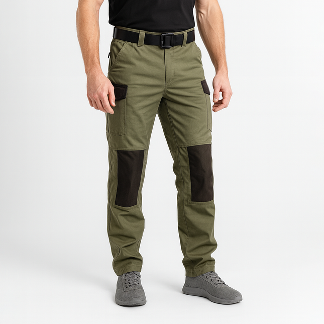 Men’s Urban Cargo Work Trousers – Waterproof Ripstop Outdoor Pants