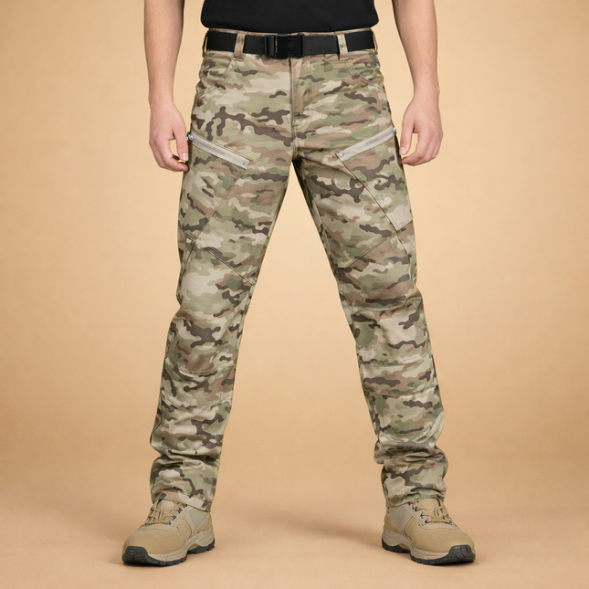 Men’s Stretch Outdoor Adventure Pants – Camo Style