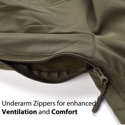 Men’s Softshell Outdoor Utility Jacket | Waterproof & Windproof
