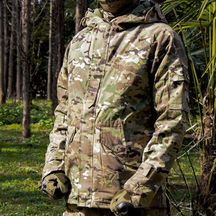 The G8 Soft Shell Tactical Jacket Coat Military Fleece Hooded. This classic jacket is built to last. You'll enjoy free range of motion thanks to a bi-swing back, and drawcord at the waist, bottom, and hood offer added protection and warmth. 