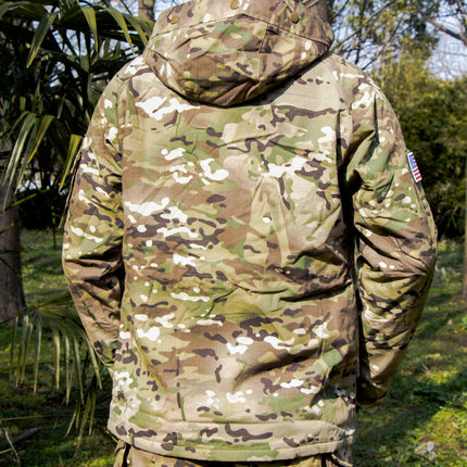 The G8 Soft Shell Tactical Jacket Coat Military Fleece Hooded. This classic jacket is built to last. You'll enjoy free range of motion thanks to a bi-swing back, and drawcord at the waist, bottom, and hood offer added protection and warmth. 
