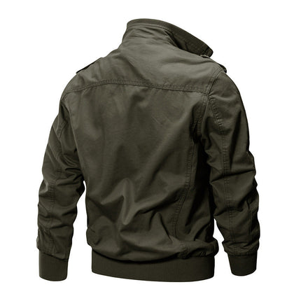 Men’s Cotton Lightweight Outdoor Windbreaker Jacket