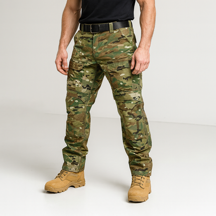 Men’s Stretch Outdoor Adventure Pants – Camo Style