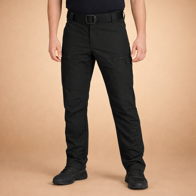 Men’s Stretch Outdoor Hiking Pants – Black Flexible Fit