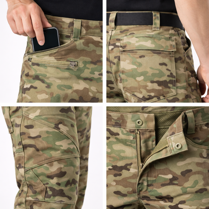 Men’s Stretch Outdoor Adventure Pants – Camo Style